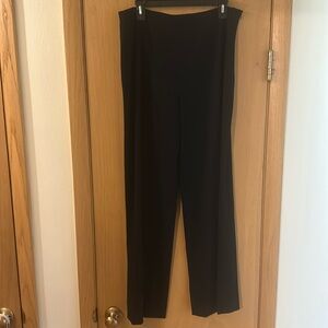MaxMara Women’s Trousers Dress Pants Triacetate Made in Italy Black Size 14